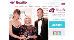 Desktop Screenshot of disabilitynottinghamshire.org.uk